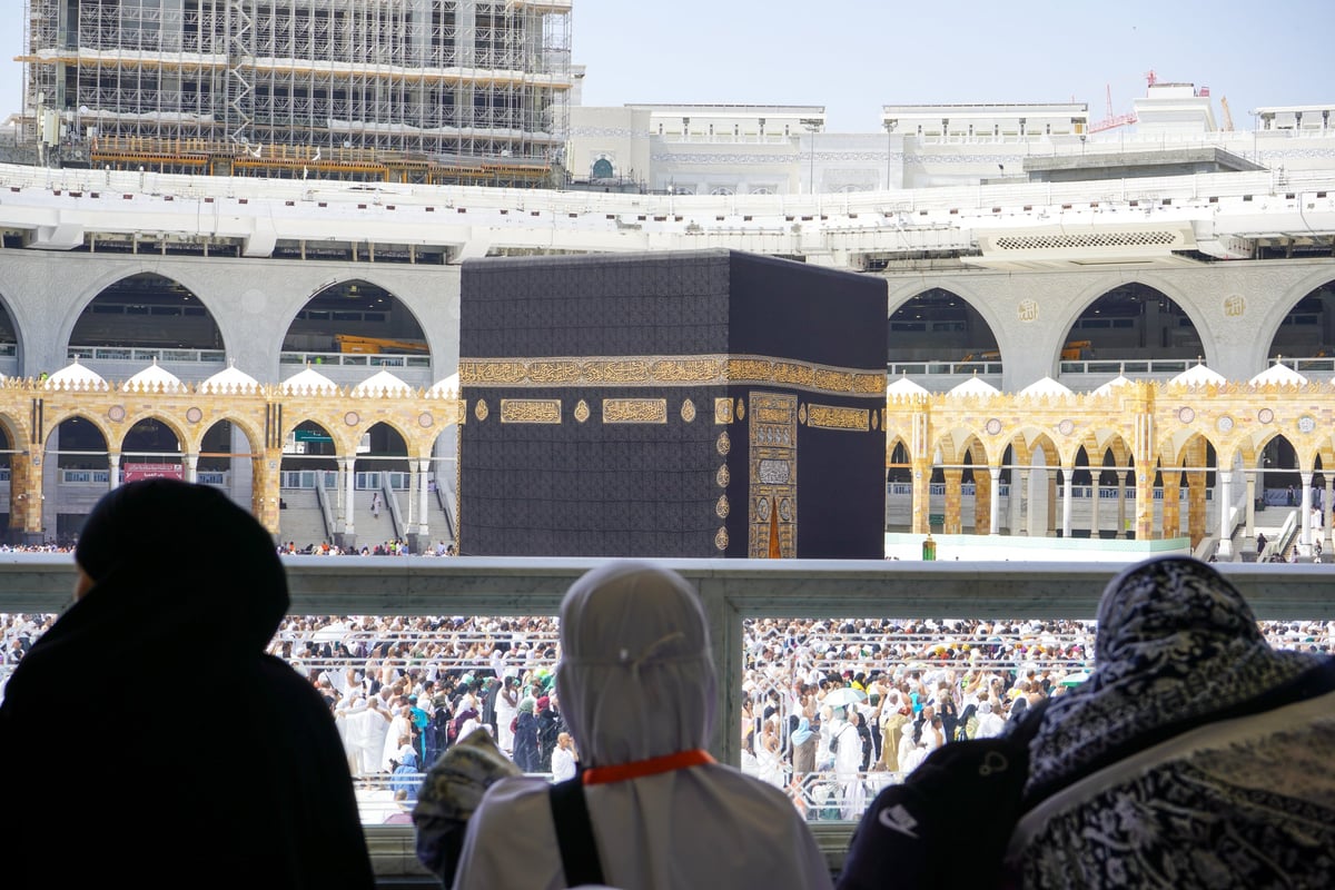 The Kaaba at Masjid al-Haram in Mecca